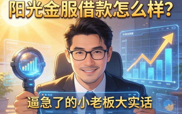 阳光金服借款怎么样?一个被逼急了的小老板大实话