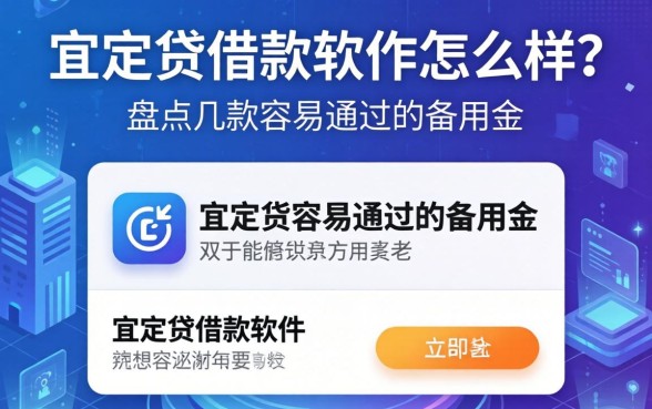 宜人贷借款软件怎么样？盘点几款容易通过的备用金