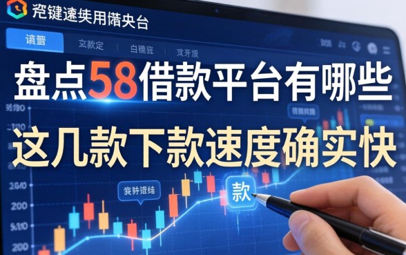 盘点58的借款平台有哪些,这几款下款速度确实快