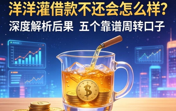 洋洋灌借款不还会怎么样？深度解析后果及五个靠谱周转口子