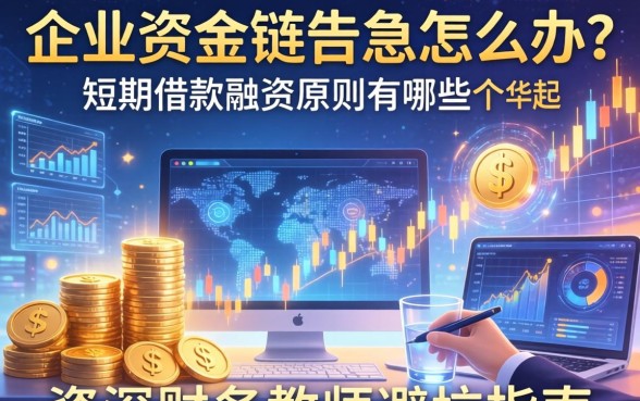 企业资金链告急怎么办？短期借款融资原则有哪些？资深财务教你避坑指南