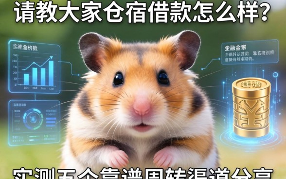 请教大家仓鼠借款怎么样？实测五个靠谱周转渠道分享