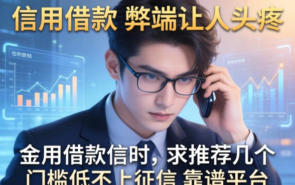 信用借款的弊端让人头疼,求推荐几个门槛低不上征信的靠谱平台?