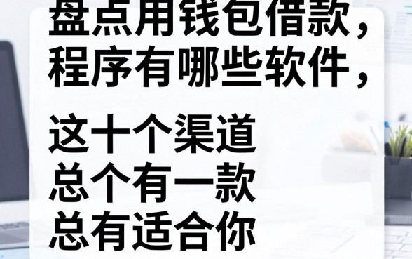盘点用钱包借款程序有哪些软件,这十个渠道总有一款适合你