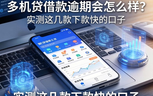 app手机贷借款逾期会怎么样？实测这几款下款快的口子