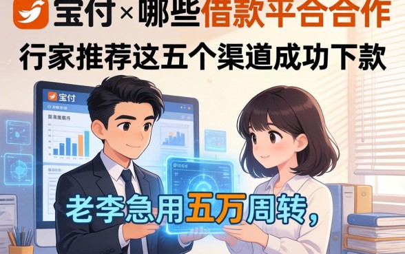 宝付和哪些借款平台合作？老李急用五万周转，行家推荐这五个渠道成功下款