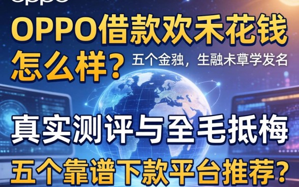 OPPO借款欢太花钱怎么样？真实测评与五个靠谱下款平台推荐