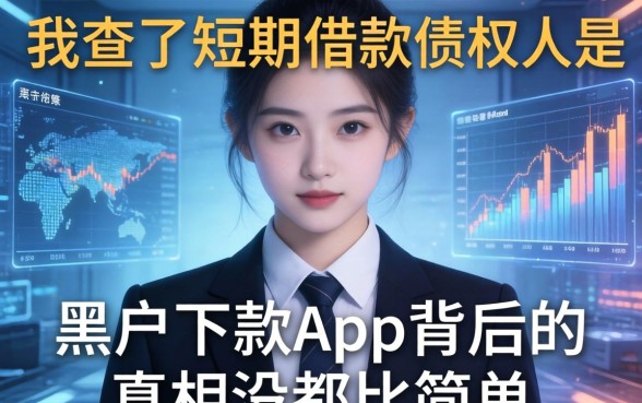 我查了短期借款的债权人是谁，发现黑户下款app背后的真相没那么简单