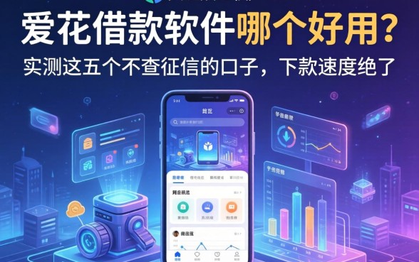 爱花借款软件哪个好用?实测这五个不查征信的口子,下款速度绝了