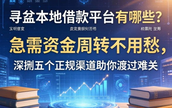 寻甸本地借款平台有哪些？急需资金周转不用愁，深扒五个正规渠道助你渡过难关