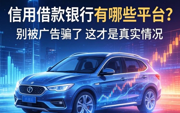 信用借款银行有哪些平台？别被广告骗了，这才是真实情况