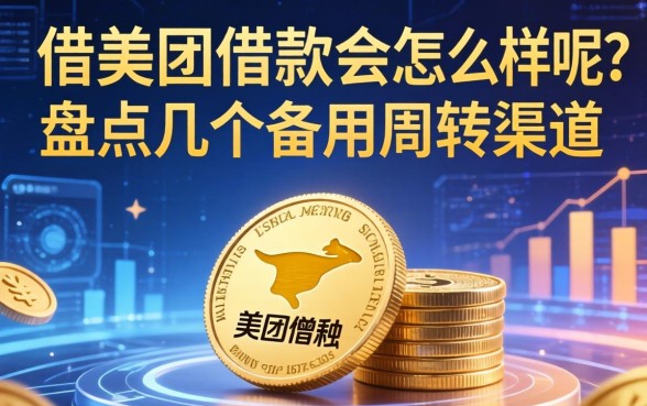 不借美团借款会怎么样呢？盘点几个备用周转渠道