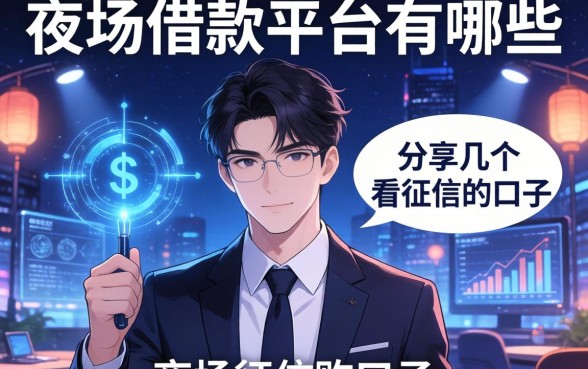 夜场借款平台有哪些，分享几个不看征信的口子