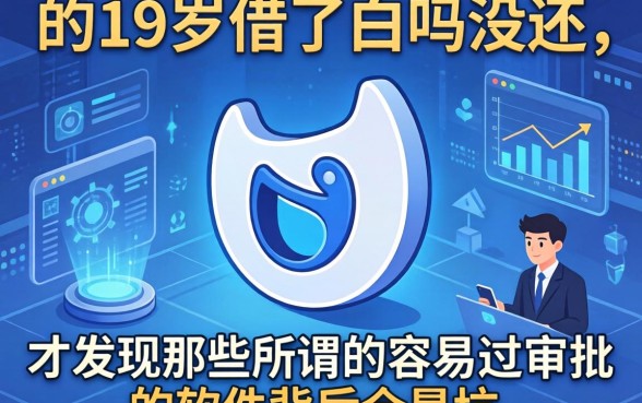 我19岁借了白条没还，才发现那些所谓的容易过审批的软件背后全是坑
