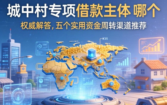 城中村专项借款主体是哪个？权威解答与五个实用资金周转渠道推荐