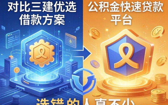 我对比了一建优选借款方案和公积金快速贷款平台，发现选错的人真不少