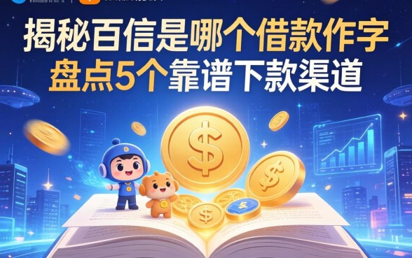 揭秘百信是哪个借款软件，盘点5个靠谱下款渠道