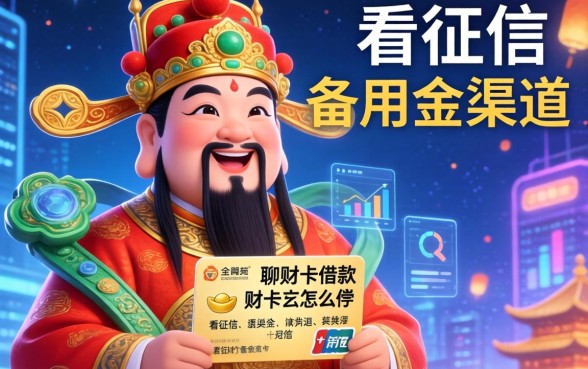 聊聊财神卡借款怎么样：分享几个不看征信的备用金渠道