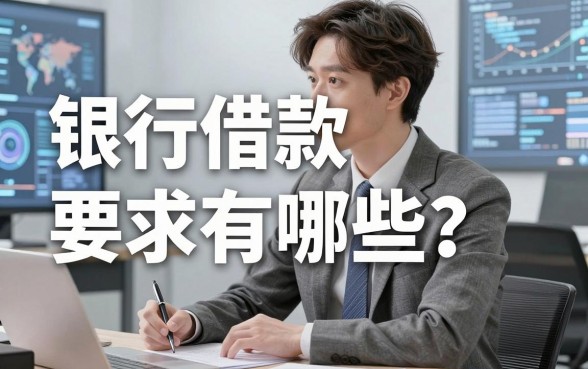 银行借款要求有哪些?小老板踩过3次坑才搞明白的真相