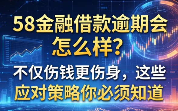 58金融借款逾期会怎么样？不仅伤钱更伤身，这些应对策略你必须知道