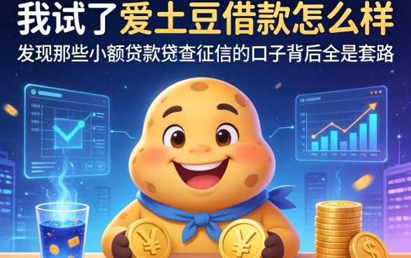 我试了爱土豆借款怎么样,发现那些小额贷款不查征信的口子背后全是套路