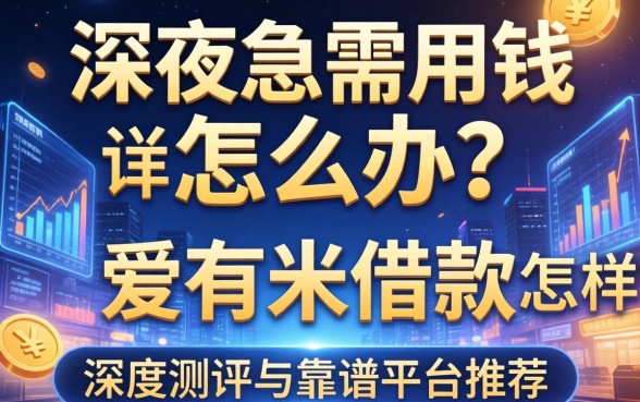 深夜急需用钱怎么办?爱有米借款怎么样?深度测评与靠谱平台推荐