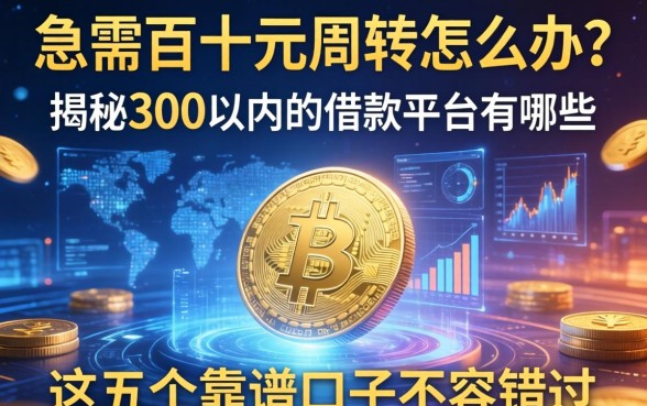 急需百十元周转怎么办？揭秘300以内的借款平台有哪些，这五个靠谱口子不容错过