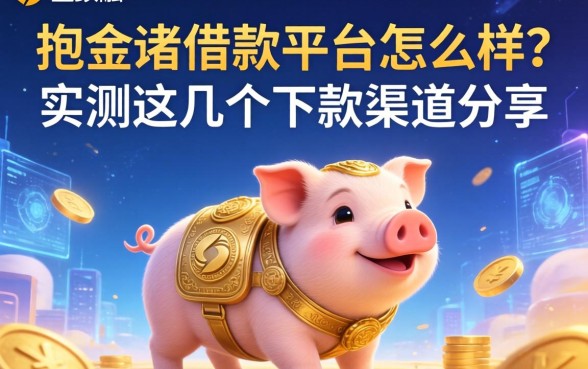 抱金猪借款平台怎么样？实测这几个下款渠道分享