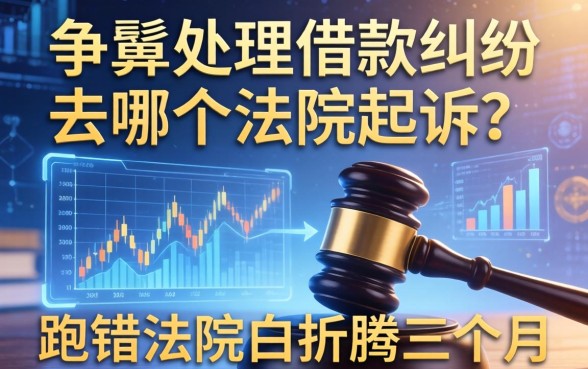 伊犁处理借款纠纷去哪个法院起诉？跑错法院白折腾三个月