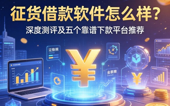 一征货借款软件怎么样?深度测评及五个靠谱下款平台推荐