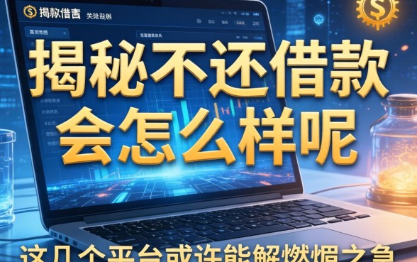 揭秘不还借款会怎么样呢,这几个平台或许能解燃眉之急