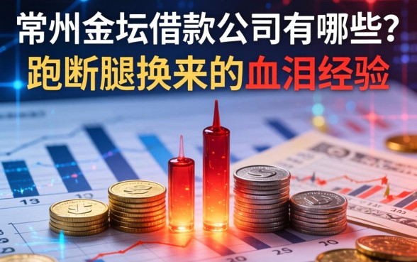 常州金坛借款公司有哪些？我跑断腿换来的血泪经验