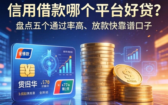 信用借款哪个平台好贷？盘点五个通过率高、放款快的靠谱口子