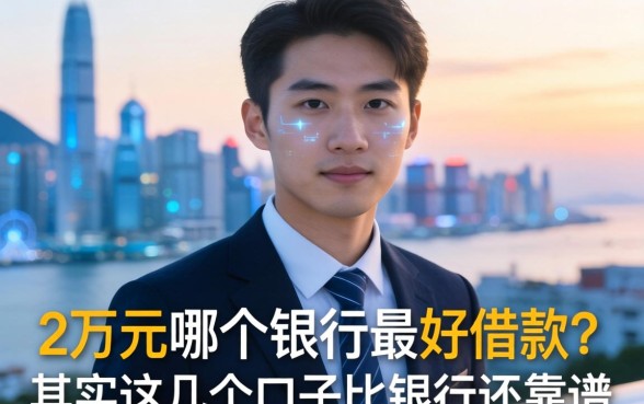 亲身经历分享：2万元哪个银行最好借款？其实这几个口子比银行还靠谱
