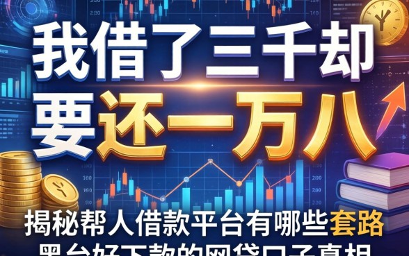 我借了三千却要还一万八，揭秘帮人借款平台有哪些套路和黑户好下款的网贷口子真相