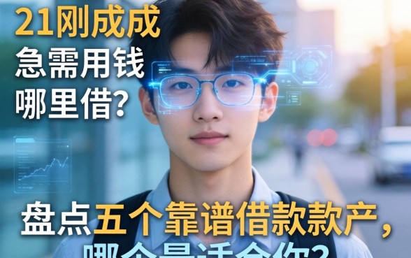 21岁刚成年急需用钱哪里借？盘点五个靠谱借款软件，哪个最适合你？
