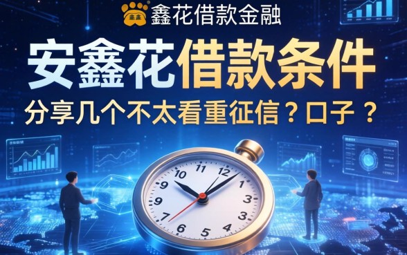 安鑫花借款条件有哪些呢？分享几个不太看重征信的口子