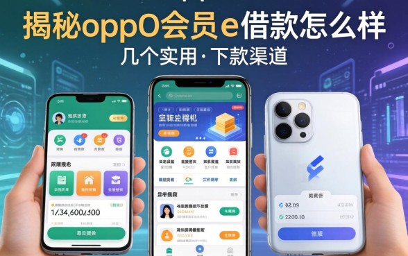 揭秘oppo会员的e借款怎么样,整理几个实用的下款渠道