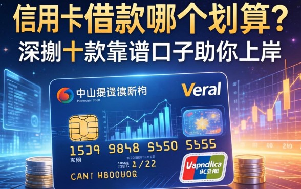 信用卡借款哪个划算？深扒十款靠谱口子助你上岸