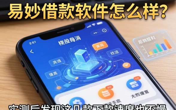 易妙借款软件怎么样？实测后发现这几款下款速度也不慢