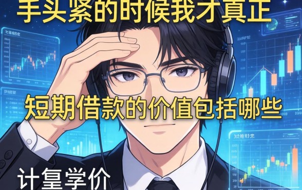 手头紧的时候我才真正明白短期借款的价值包括哪些