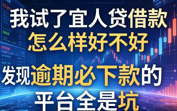 我试了宜人贷借款怎么样好不好，发现逾期必下款的平台全是坑