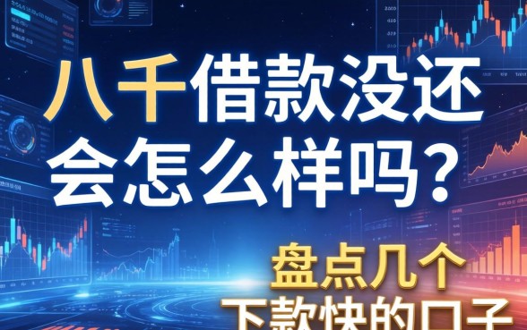 八千借款没还会怎么样吗？盘点几个下款快的口子