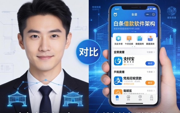 我对比了十几个平台，发现白条借款软件架构和凭支付宝花呗贷款的app背后的逻辑完全不同