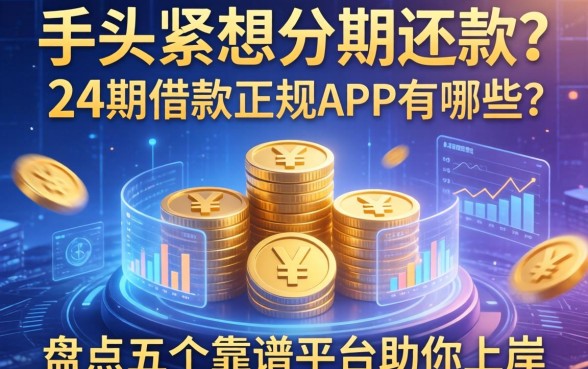 手头紧想分期还款?24期借款正规app有哪些?盘点五个靠谱平台助你上岸
