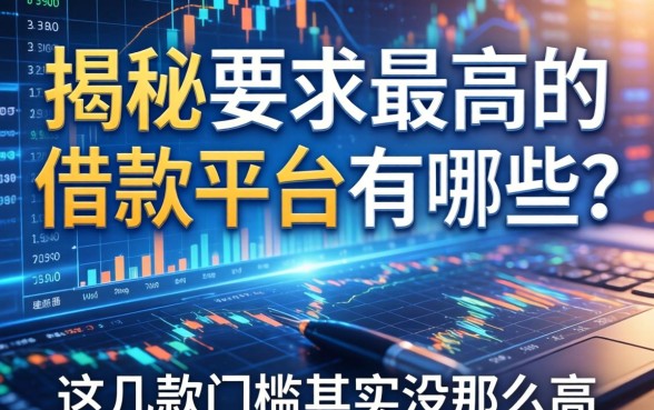 揭秘要求最高的借款平台有哪些？这几款门槛其实没那么高
