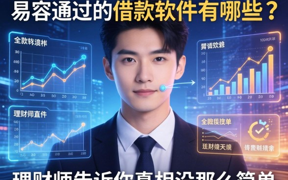 易容通过的借款软件有哪些？理财师告诉你真相没那么简单