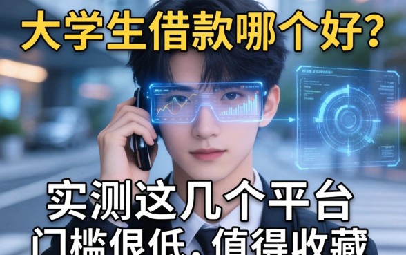 大学生借款哪个好？实测这几个平台门槛很低，值得收藏