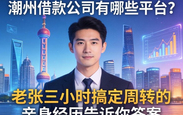 潮州借款公司有哪些平台?老张三小时搞定周转的亲身经历告诉你答案