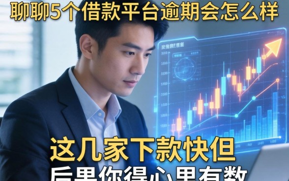 聊聊5个借款平台逾期会怎么样，这几家下款快但后果你得心里有数